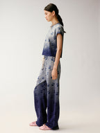Gradient Washed Banana Pants