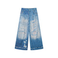 Graphic Illusion Printed Jeans