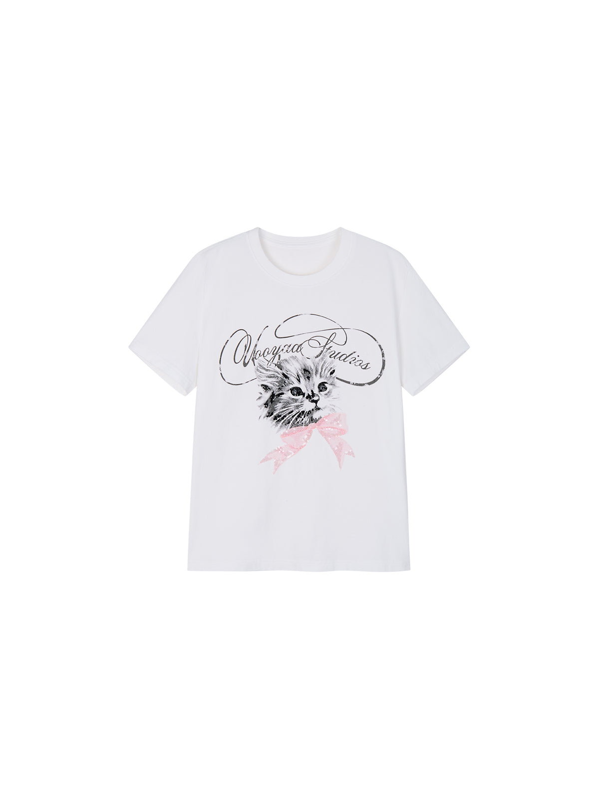 Glam Rock Kitten Graphic T-Shirt