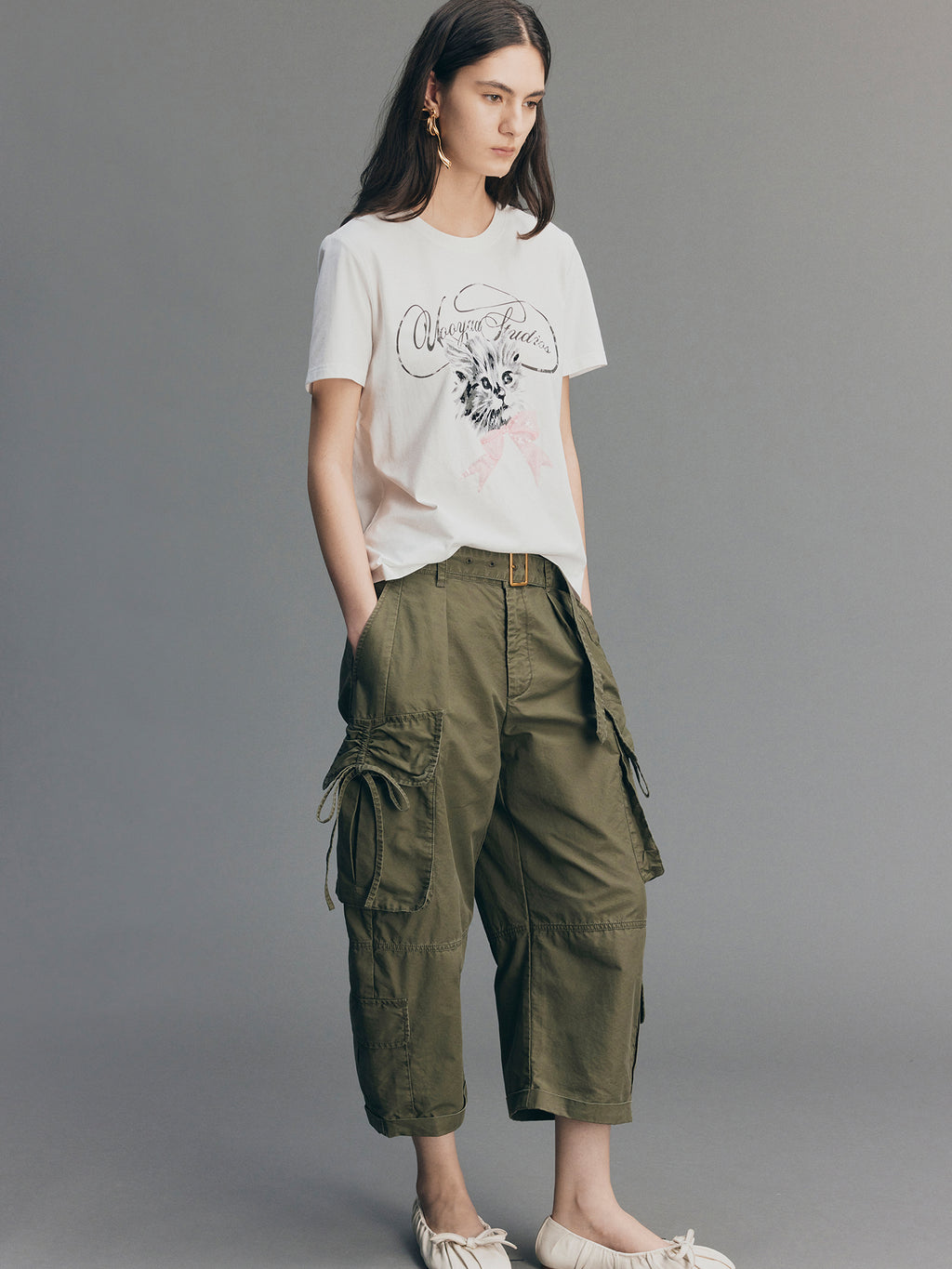 Glam Rock Kitten Graphic T-Shirt
