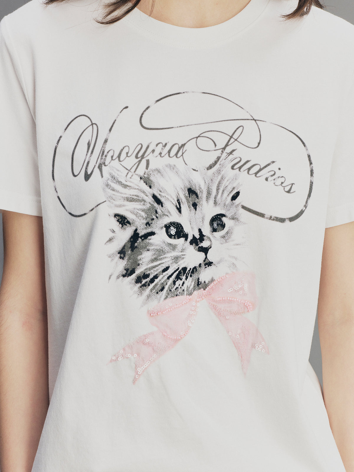 Glam Rock Kitten Graphic T-Shirt