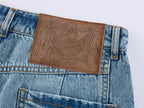 Vintage Wash Wide-Leg Jeans