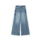 Vintage Wash Wide-Leg Jeans