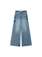 Vintage Wash Wide-Leg Jeans