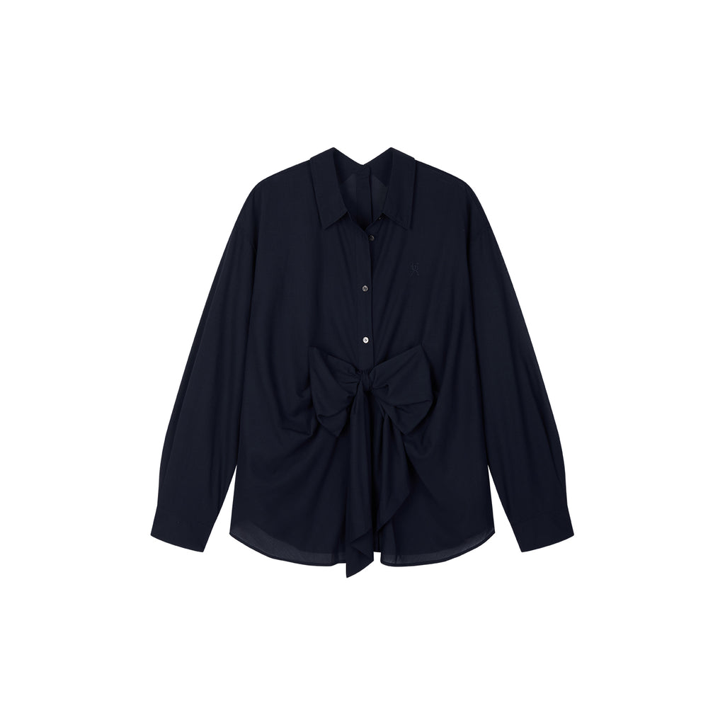 Reversible 3D-Bow Tailored Shirt