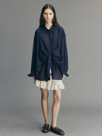 Reversible 3D-Bow Tailored Shirt
