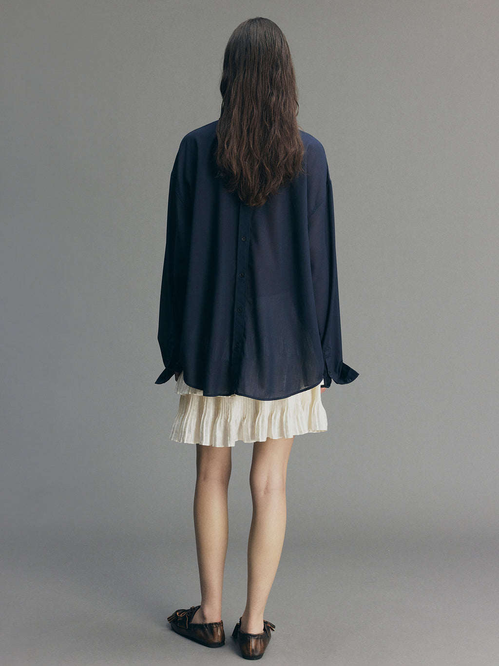 Reversible 3D-Bow Tailored Shirt