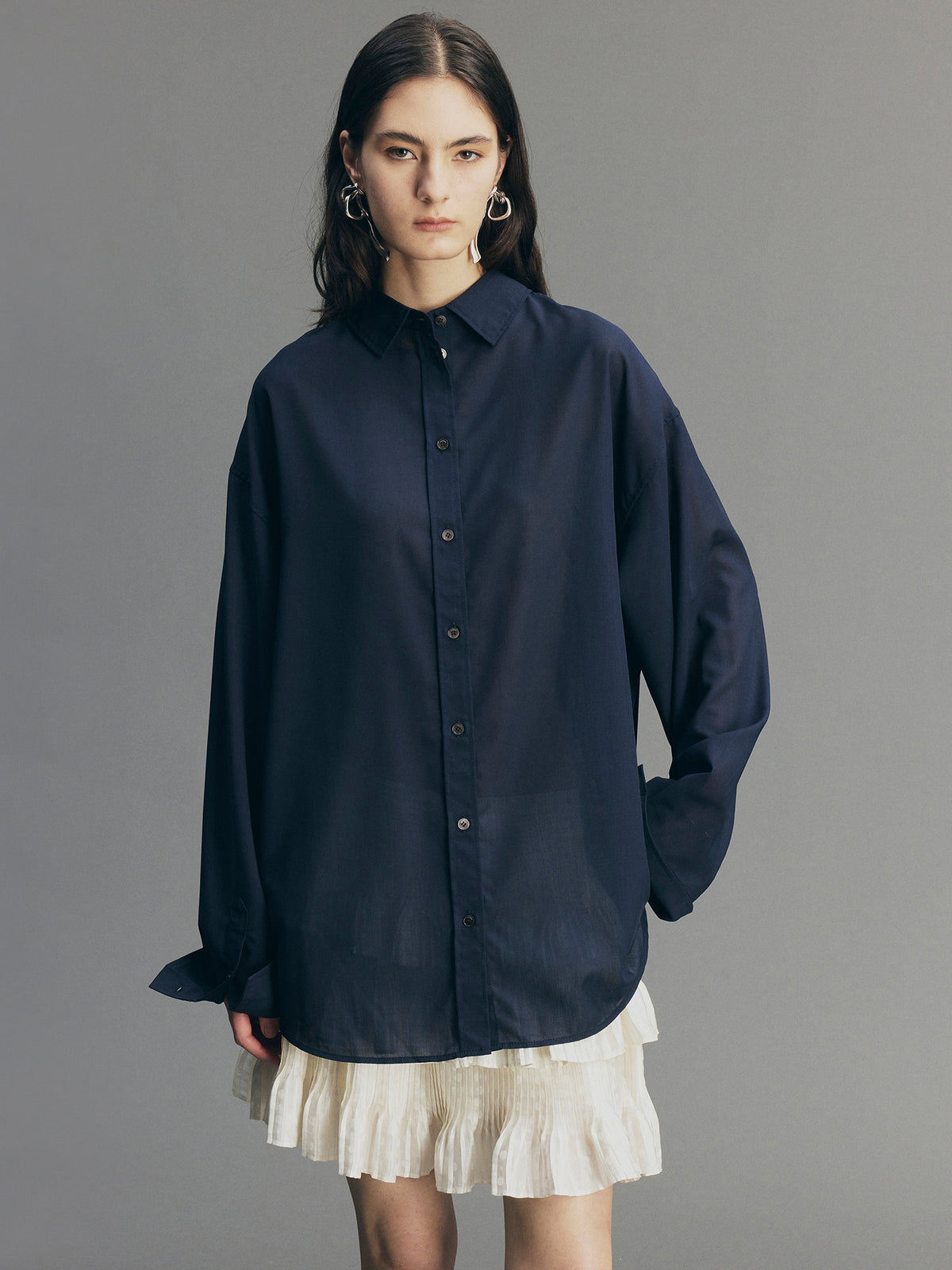 Reversible 3D-Bow Tailored Shirt