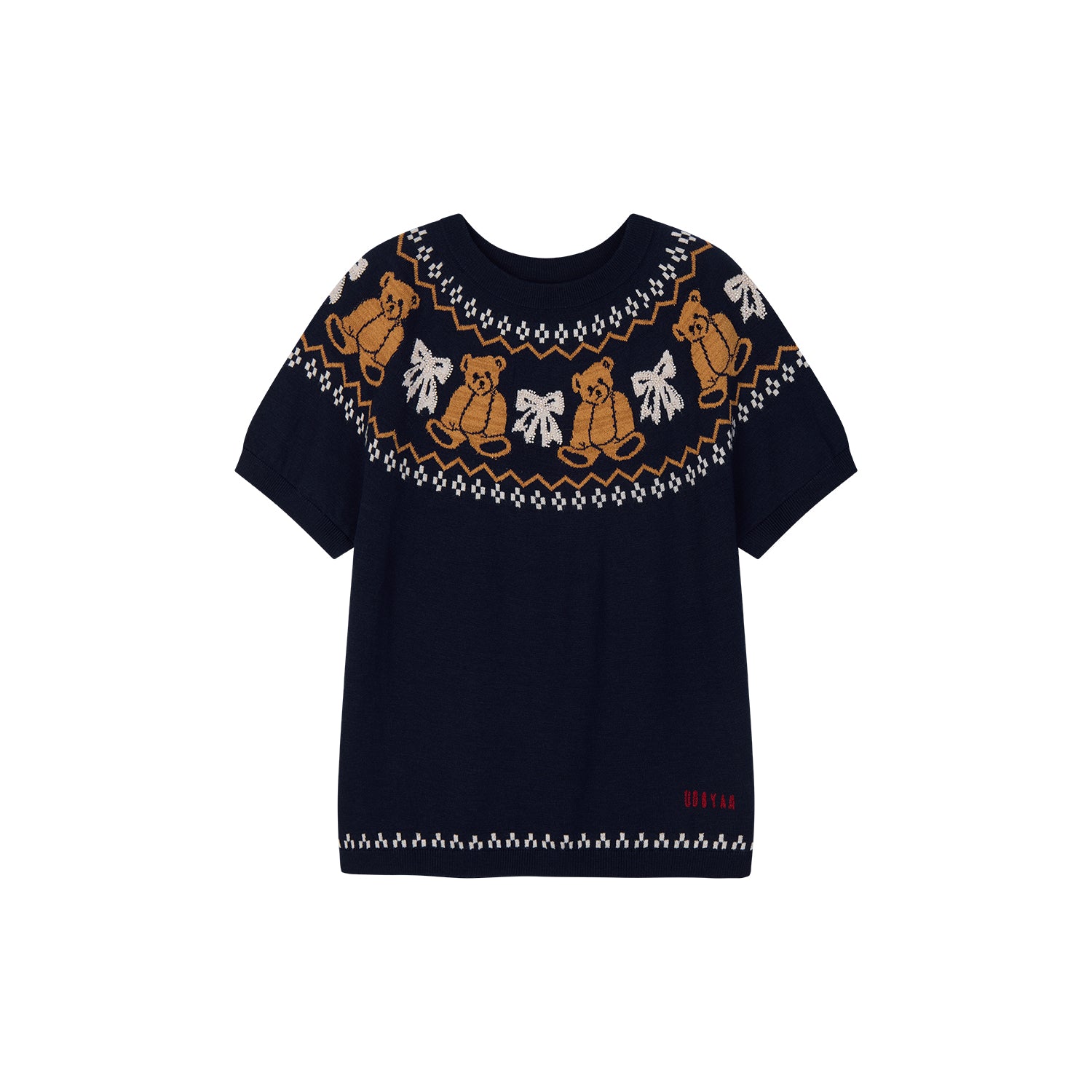 Bear & Bow Fair Isle Knit T-shirt