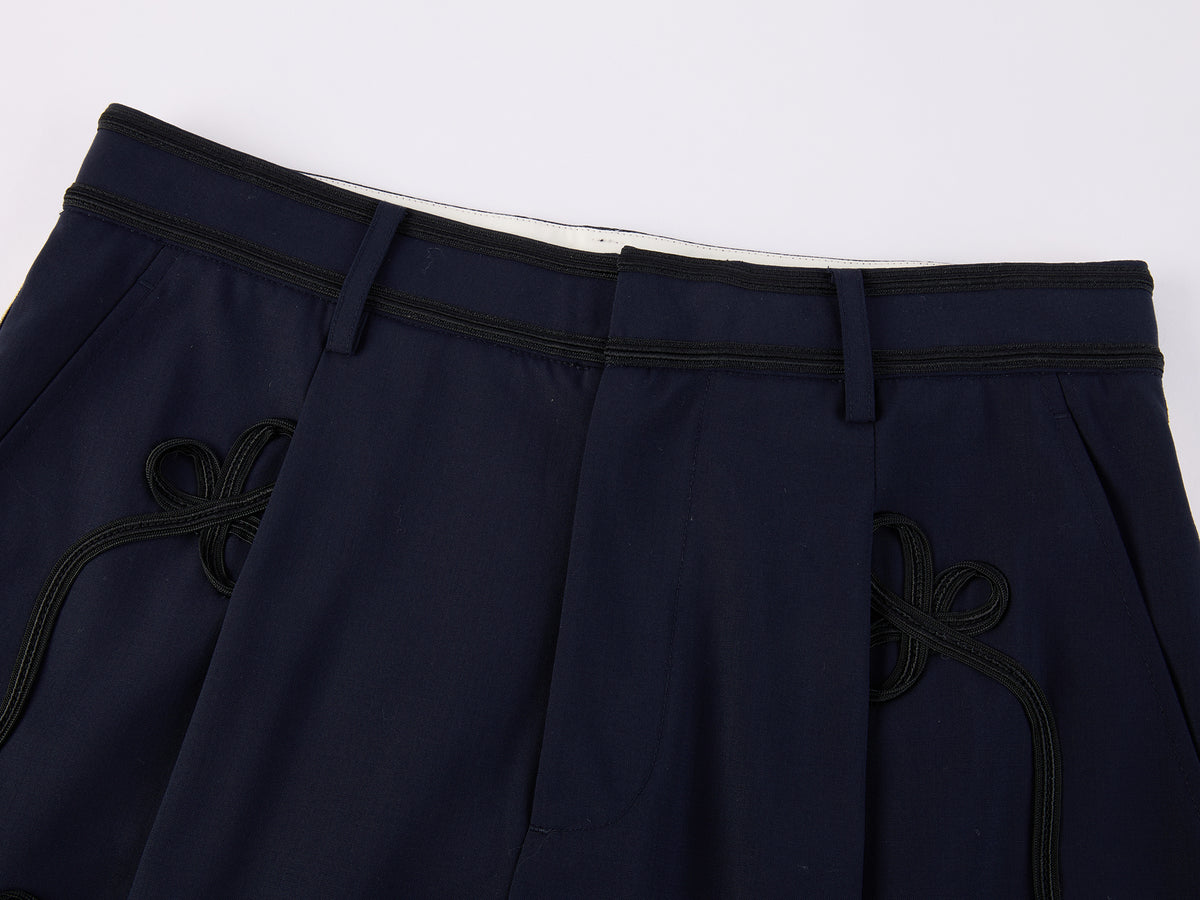 Vintage Romantic Officer Pants