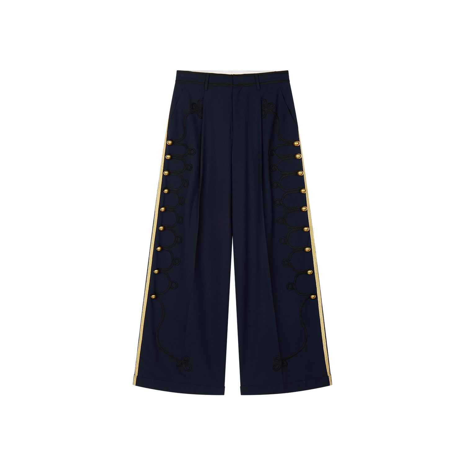 Vintage Romantic Officer Pants