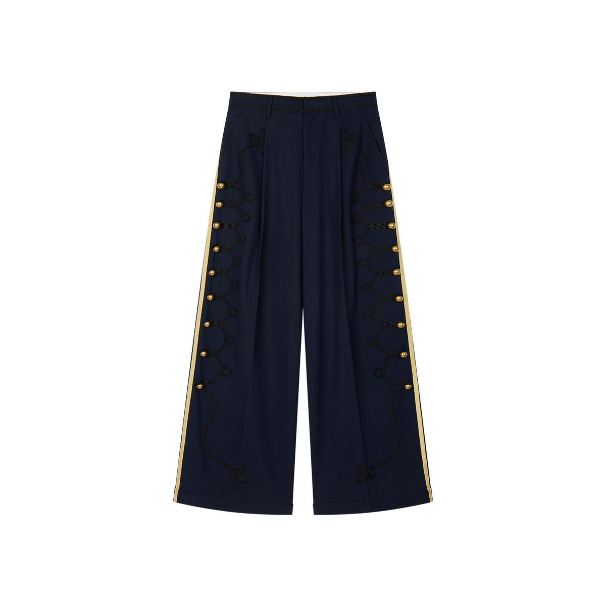 Vintage Romantic Officer Pants