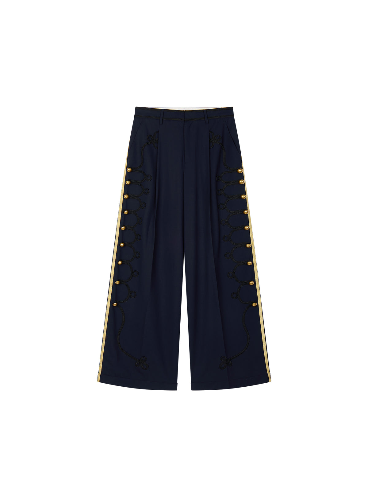 Vintage Romantic Officer Pants