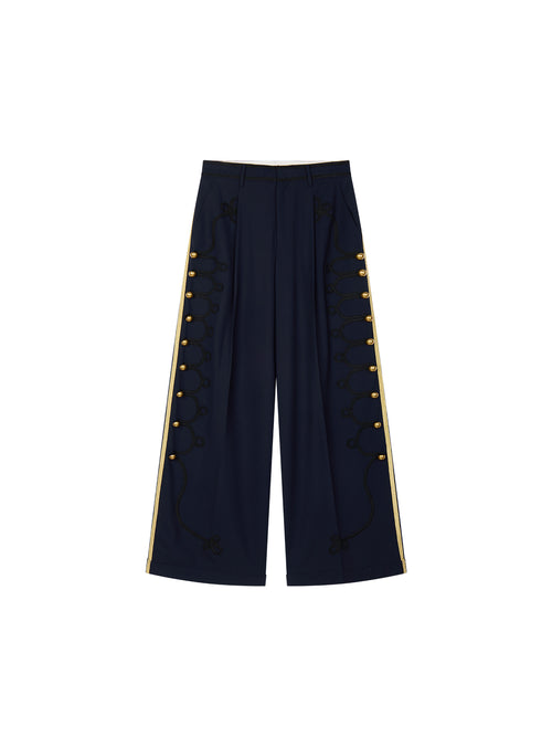 Vintage Romantic Officer Pants
