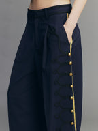 Vintage Romantic Officer Pants