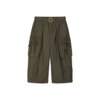 Bow-Detail Drawstring Cargo Pants