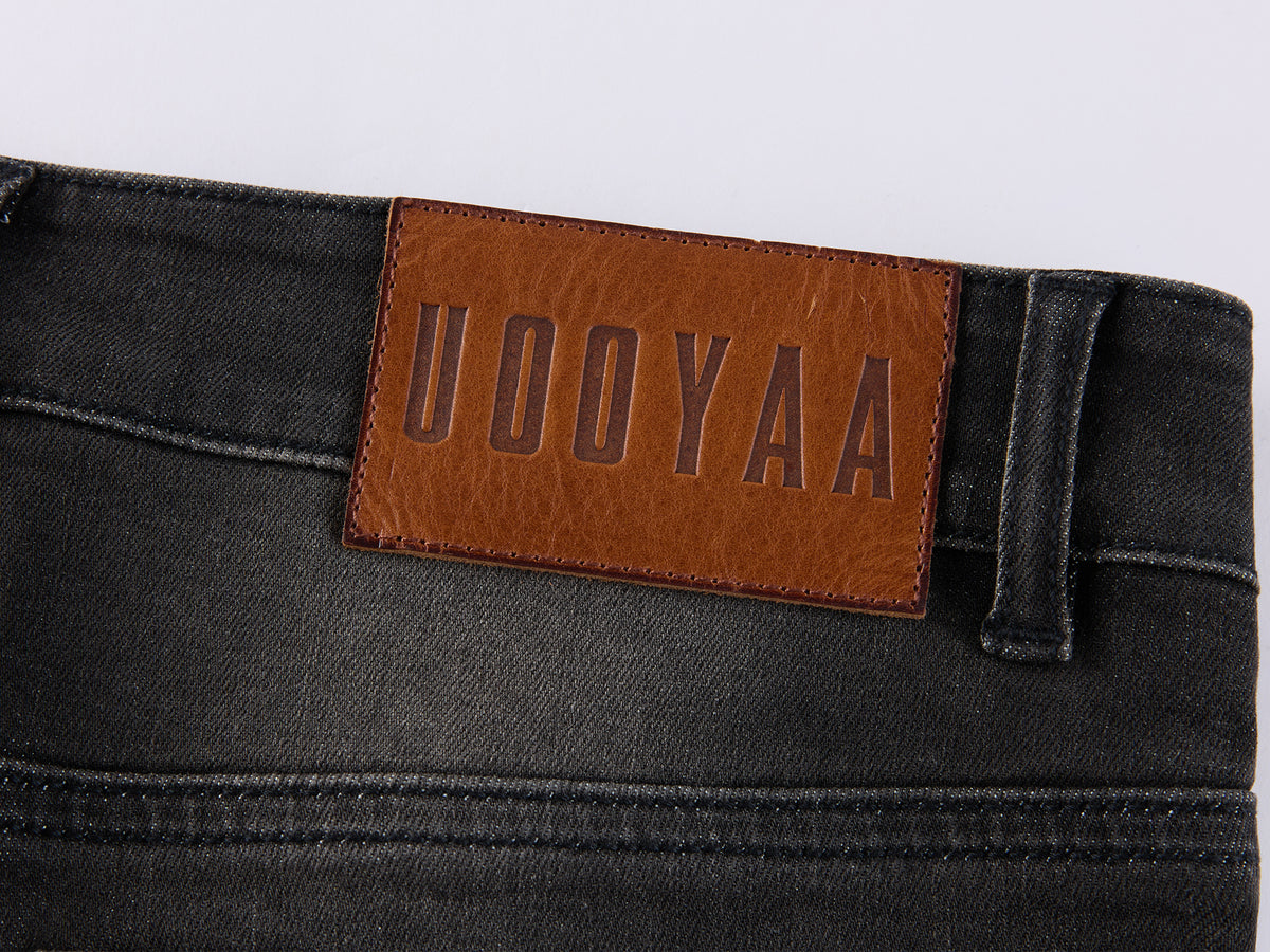 Rock-Inspired Skinny Distressed Jeans