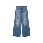 Vintage Rhinestone Straight Jeans