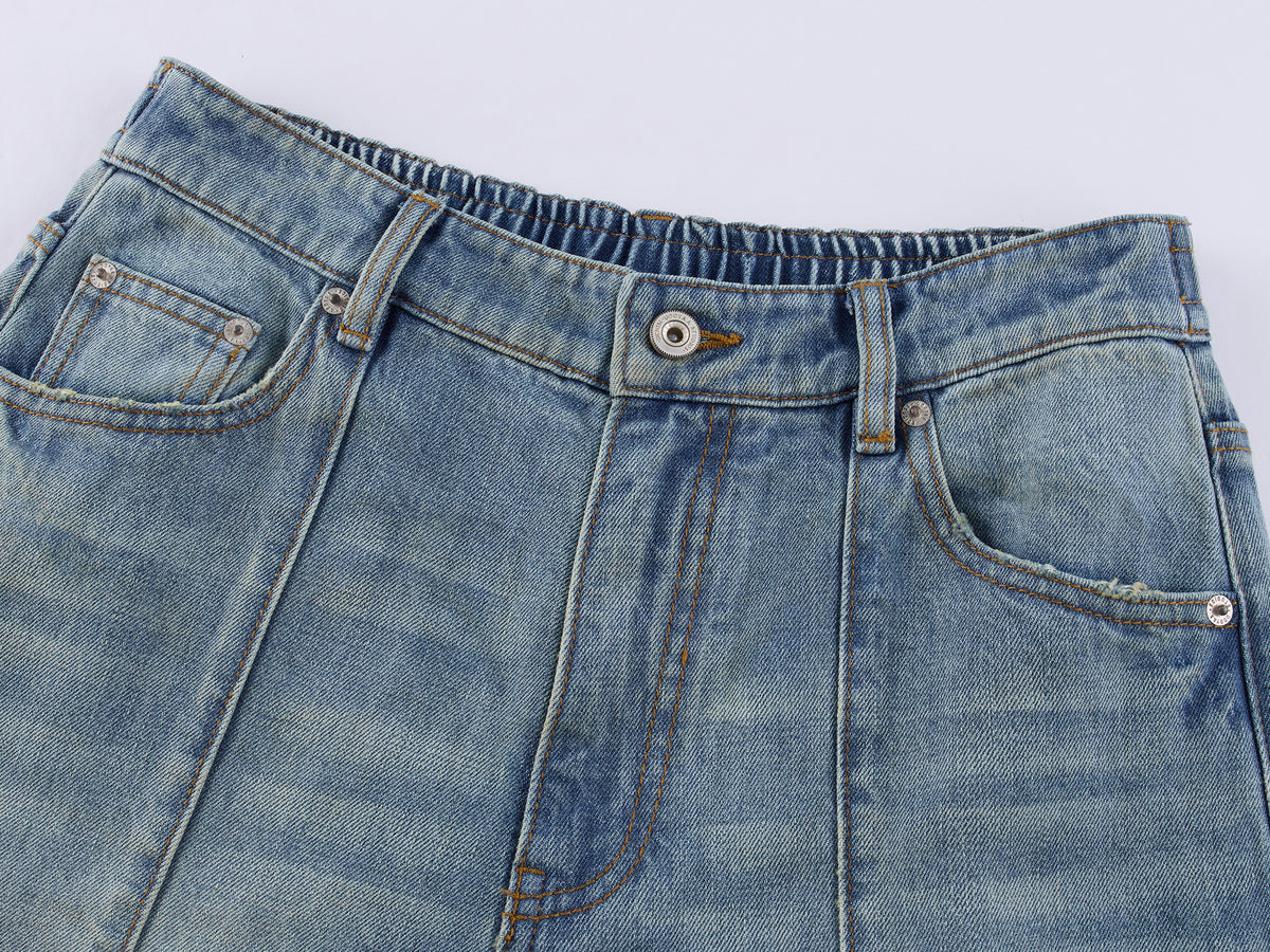 Vintage Glam Balloon Rhinestone Jeans