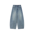 Vintage Glam Balloon Rhinestone Jeans