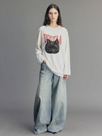 Vintage Glam Balloon Rhinestone Jeans