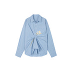 3D Embroidered Daisy Shirt