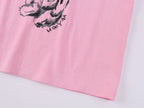 Bear-Print Embroidery T-shirt