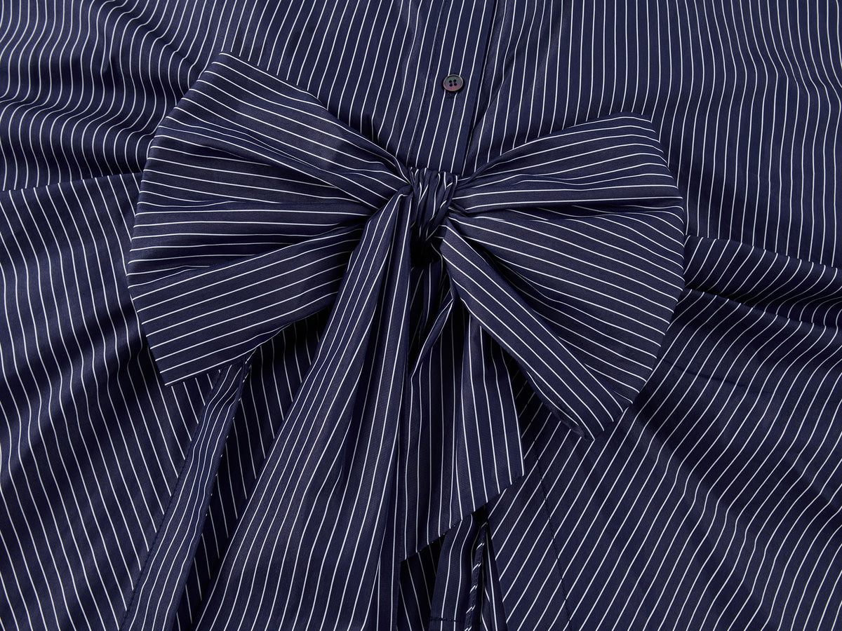 Reversible Bow Two-Way Shirt