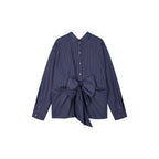 Reversible Bow Two-Way Shirt