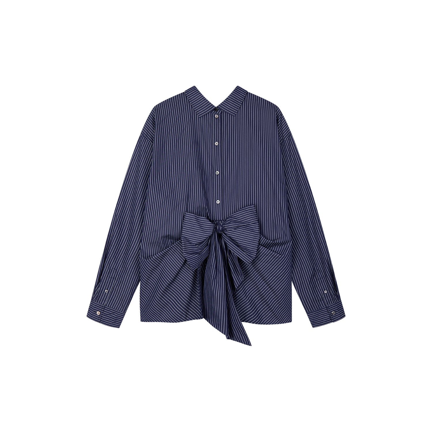 Reversible Bow Two-Way Shirt
