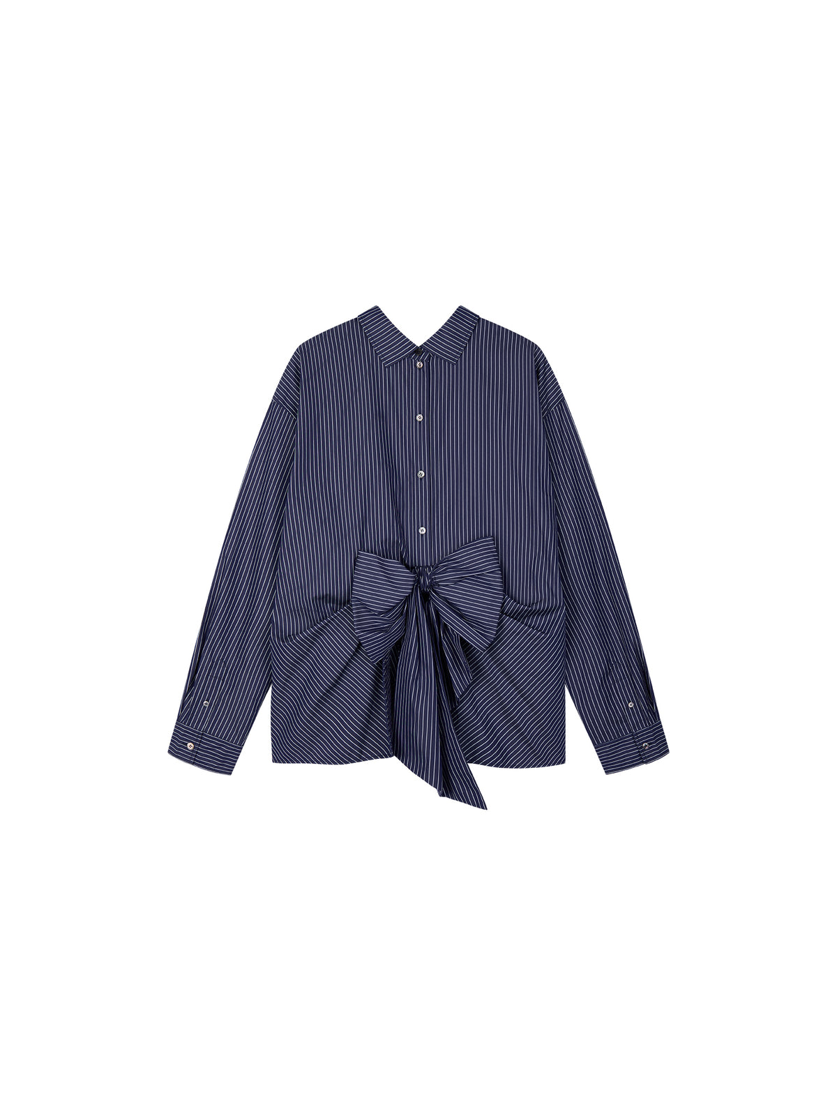 Reversible Bow Two-Way Shirt