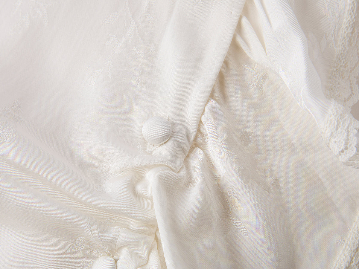 Romantic Shirring Ruffle Shirt