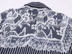 Striped Sailor Collar Shirt