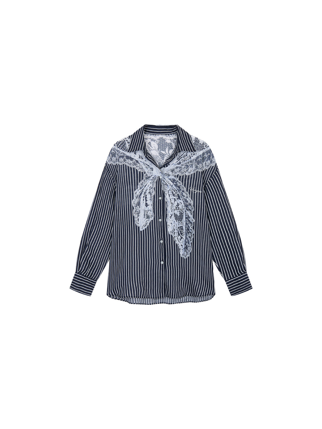 Striped Sailor Collar Shirt