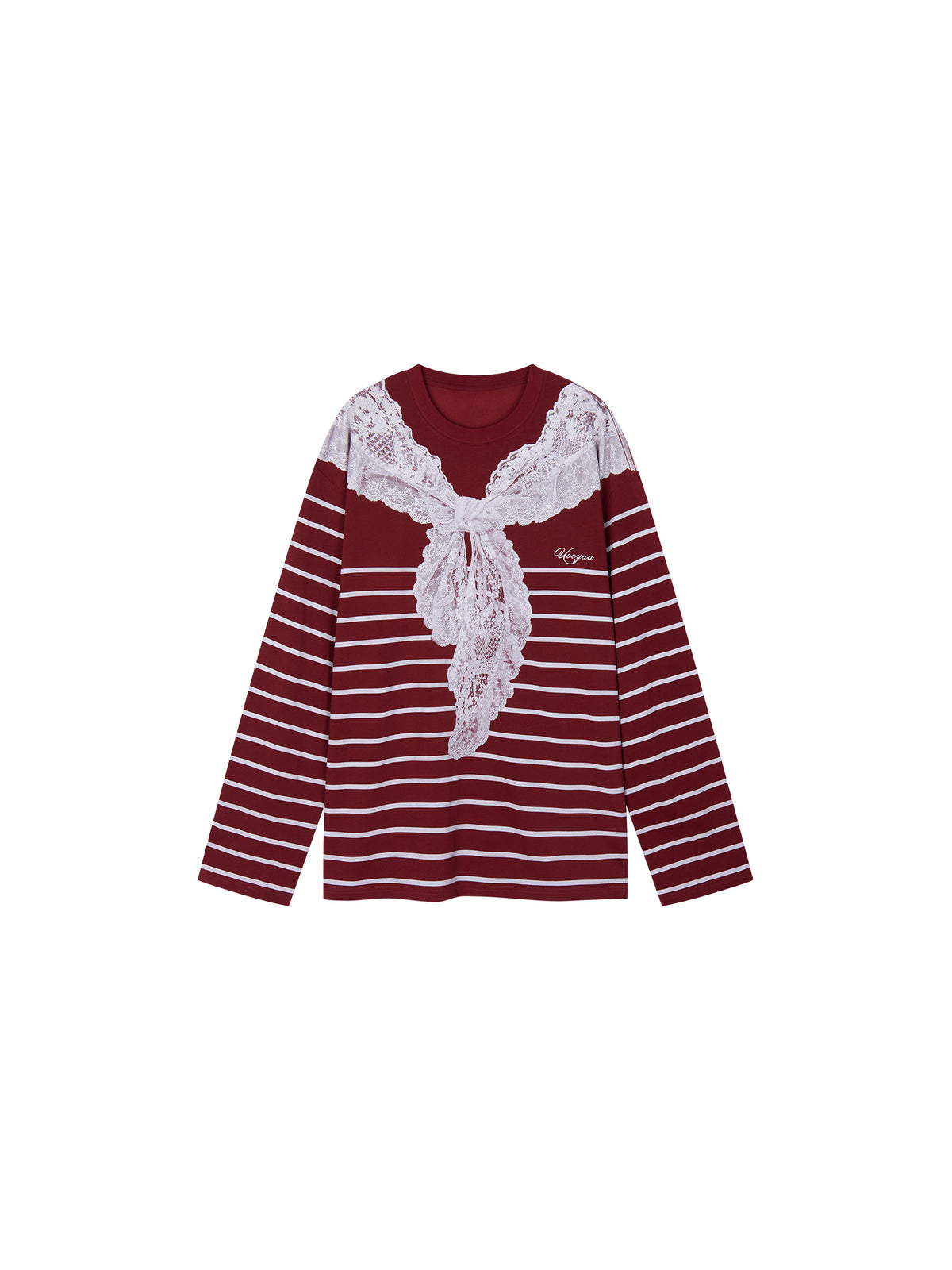 Striped Sailor Collar Sweatshirt