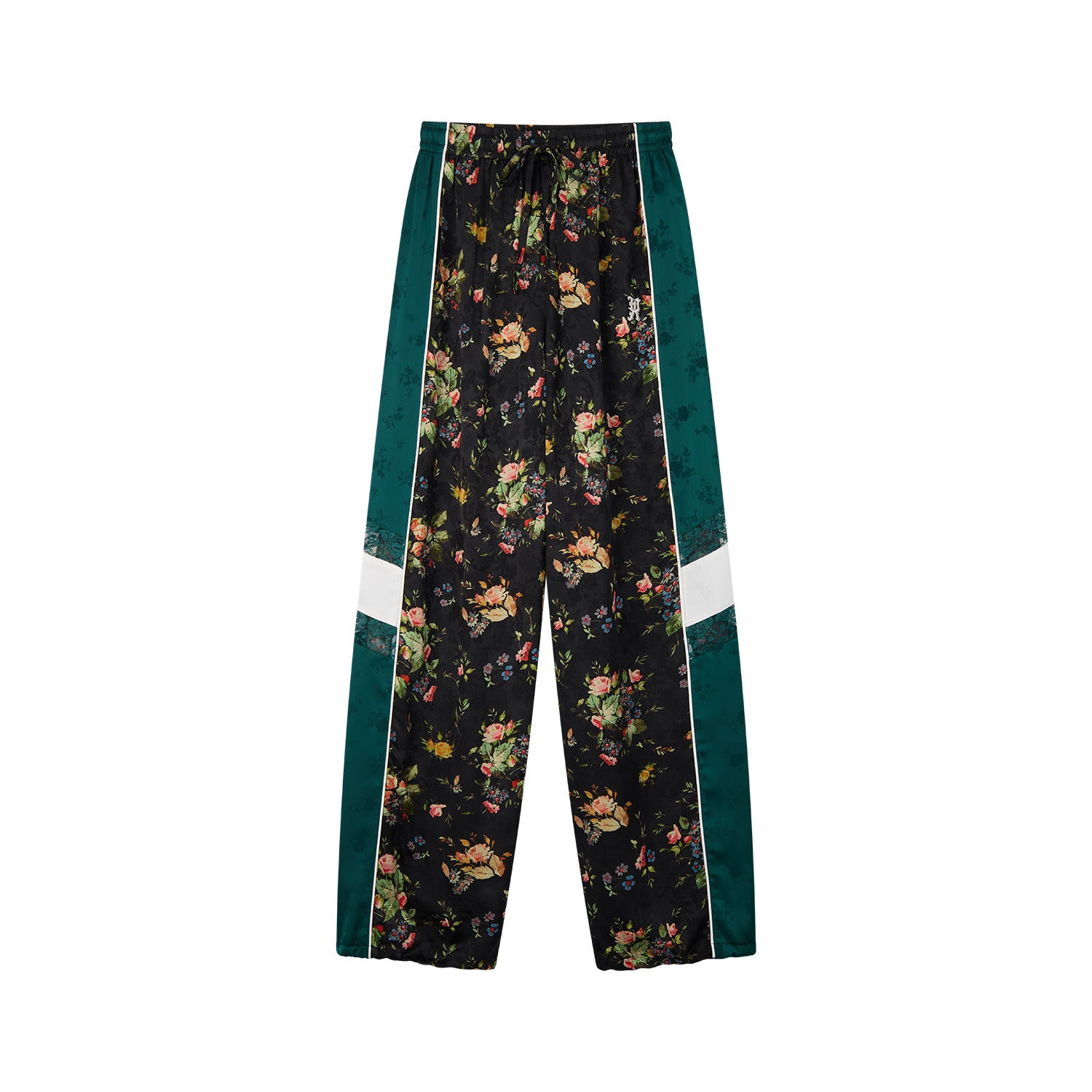 Jacquard Lace Mixed Sport Pants