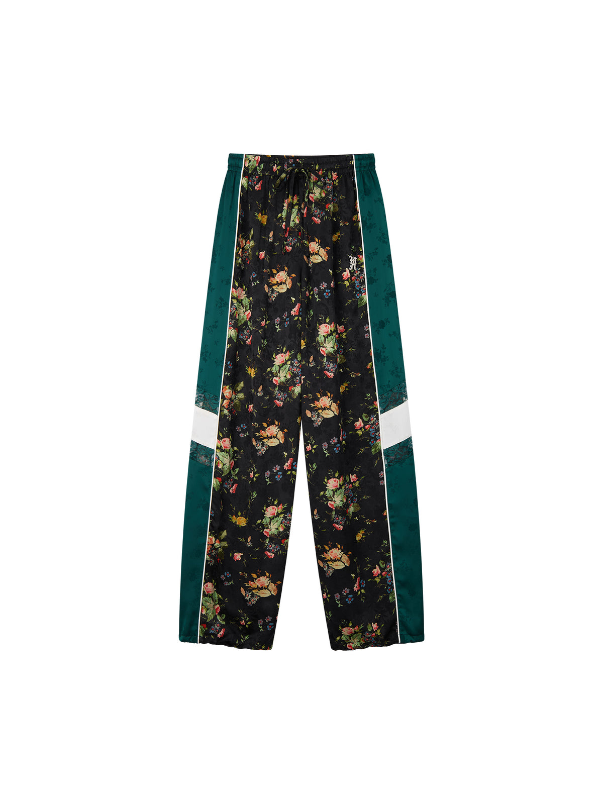 Jacquard Lace Mixed Sport Pants