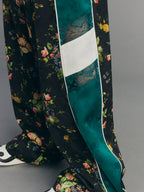Jacquard Lace Mixed Sport Pants