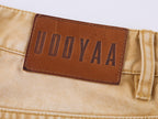 Paint-Spot Distressed Jeans