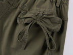 3D Bow Tie Multi-Pocket Cargo Pants