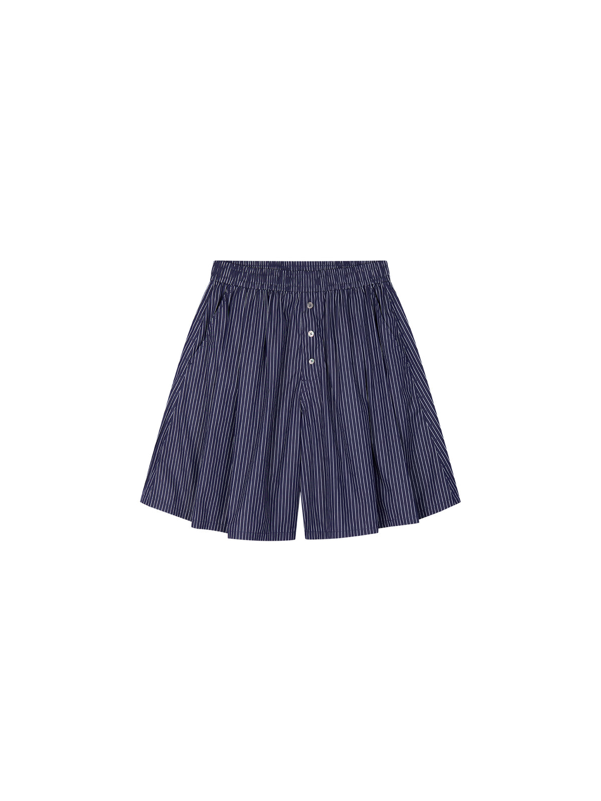 Relaxed Striped Aloha Shorts