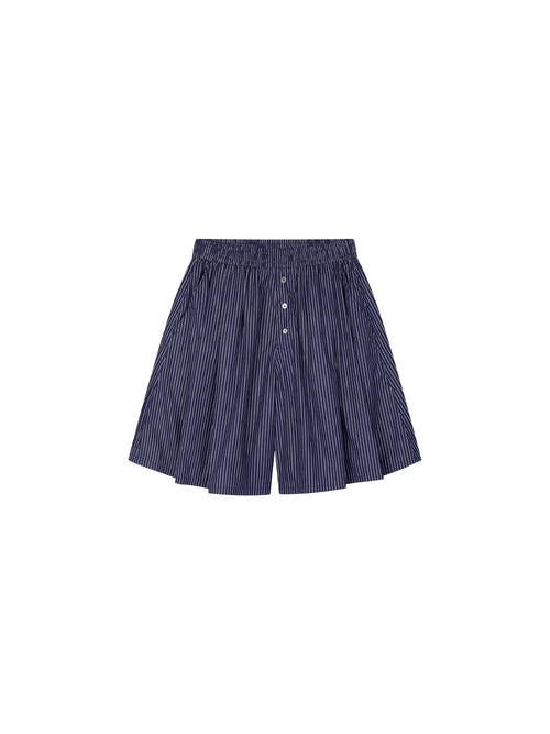 Relaxed Striped Aloha Shorts