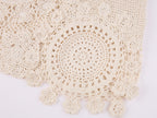Vintage Hand-Crochet Floral Skirt