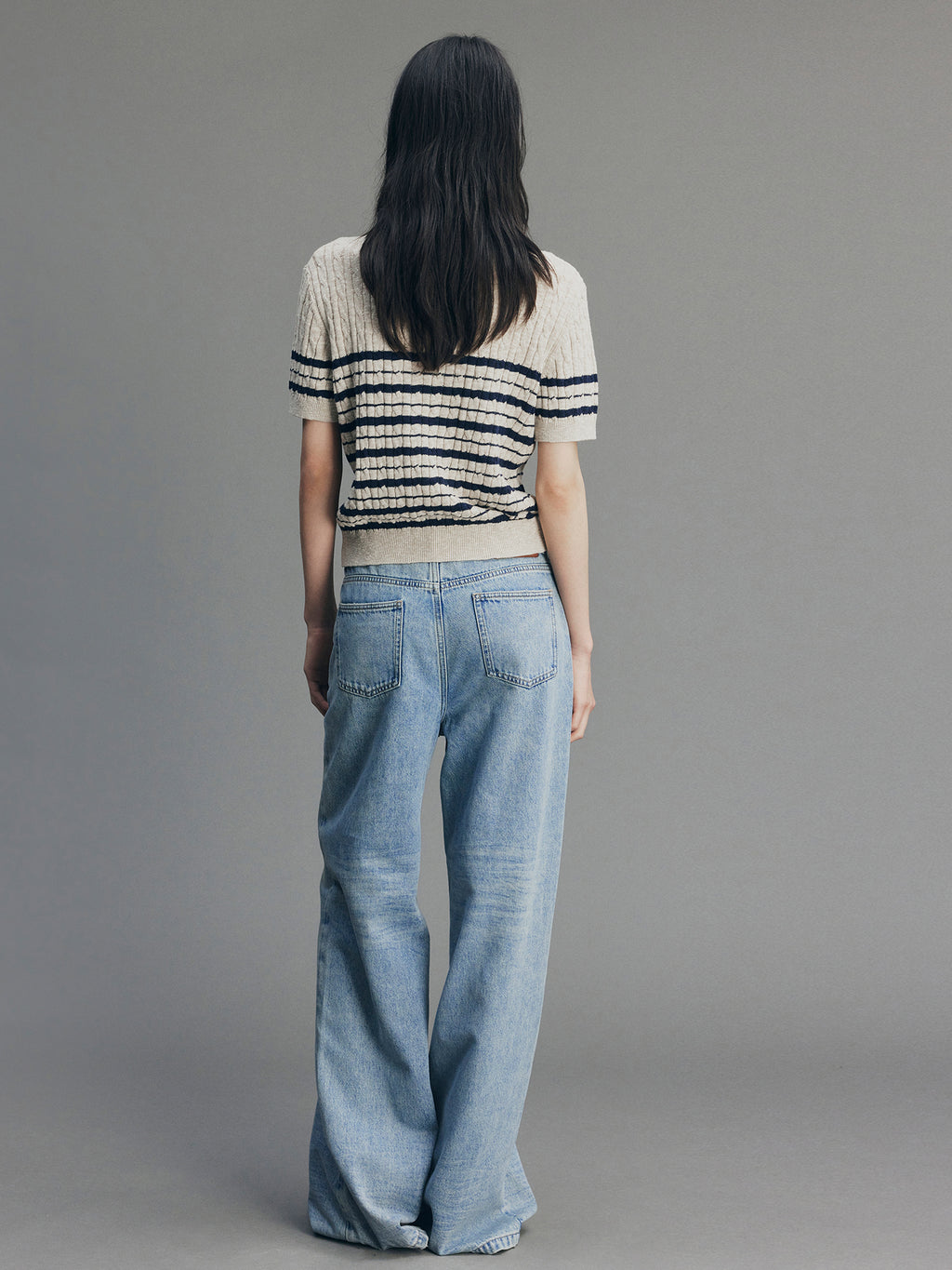Sporty Cherry Vintage Straight-Leg Jeans