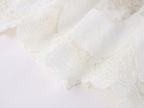 Dimensional Embroidered Lace Flared Skirt