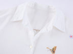 Fantasy Cat Embroidered Shirt