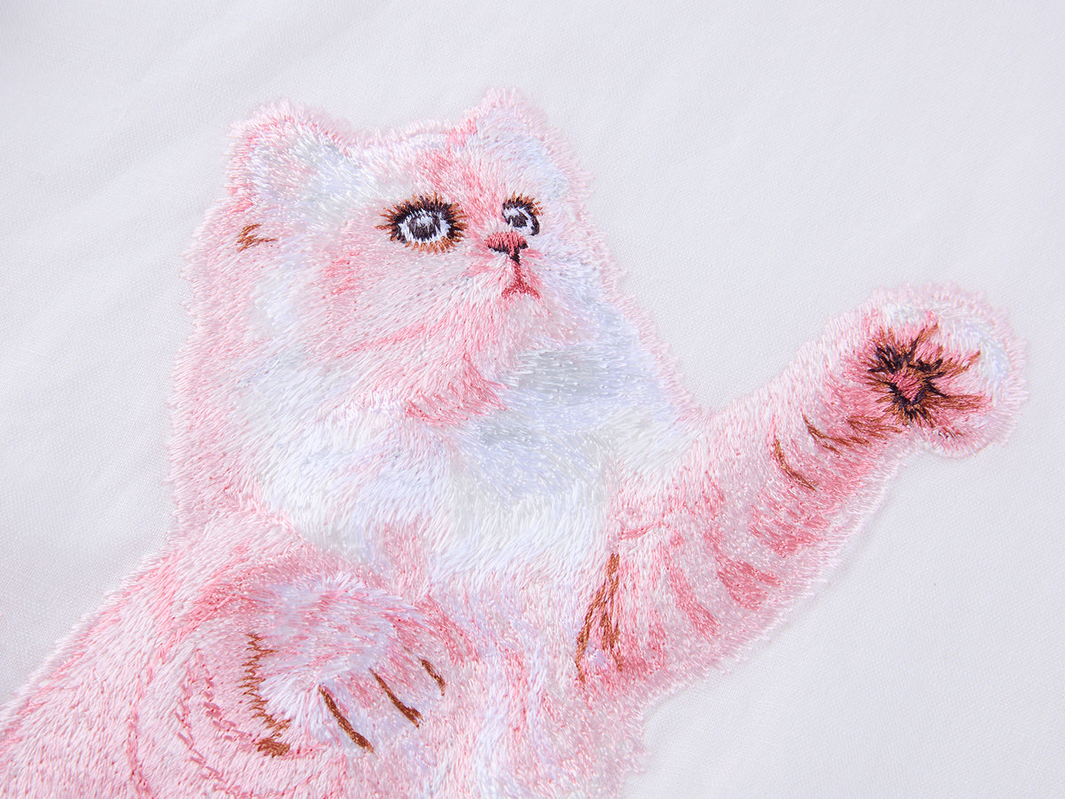 Fantasy Cat Embroidered Shirt