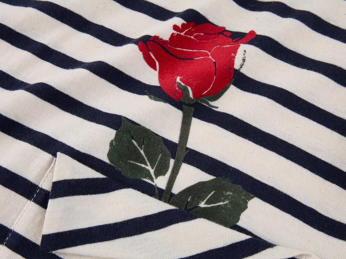 True Flower Lace Distressed T-shirt