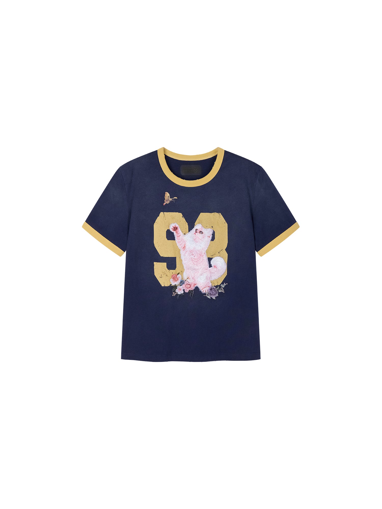 Fantasy Cat Embroidered T-shirt