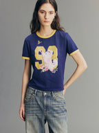 Fantasy Cat Embroidered T-shirt